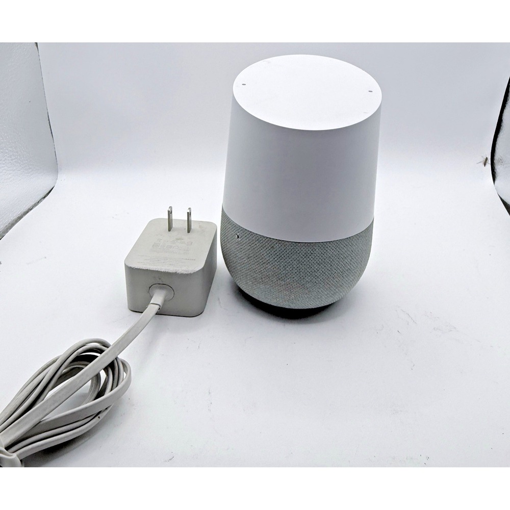 Google Home Assistant Smart Speaker (1st Gen) – White/Gray Tested & Works